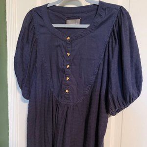 Comfy Navy Anthro Top